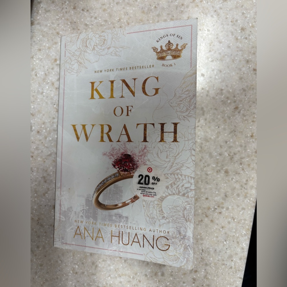 bloom King of Wrath by Ana Huang - White and Gold Cover